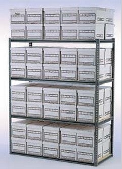 69” x 30” x 105” Record Archive Starter - 5 Shelf No Deck