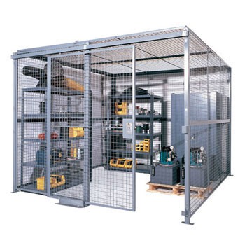 10’ x 10’ x 10’ Security Cage- 3 sides with roof