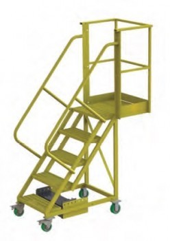 9 Step 20” Unsupported Serrated Cantilever Ladder
