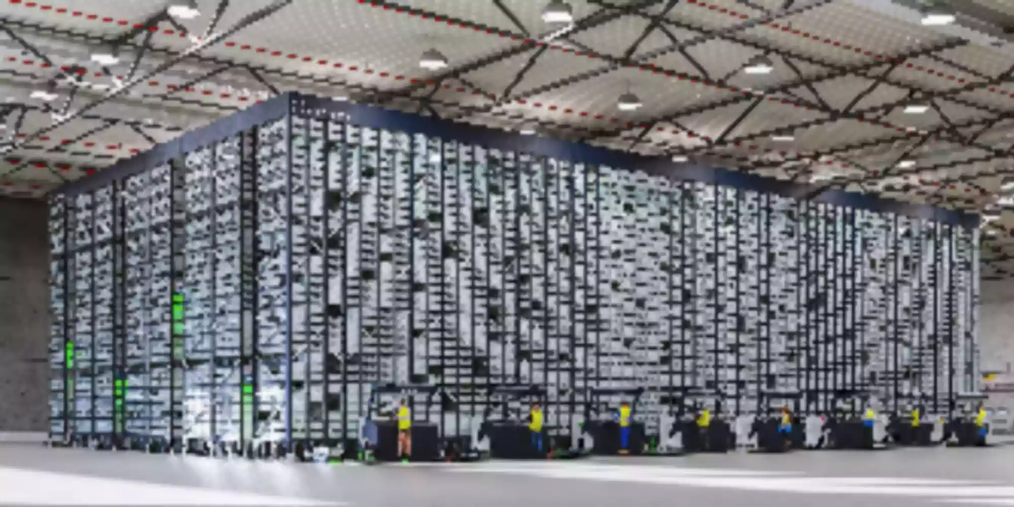 asrs-system-opex-infinity.png Warehouse employees operate ASRS Opex Infinity system