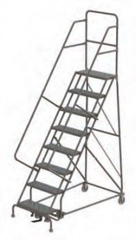 9 Step Serrated Standard Angle Base Ladder