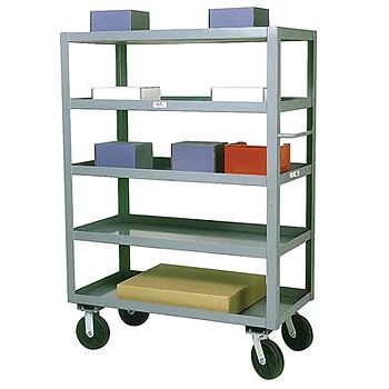 18” x 36” Service Cart- 5 Shelves, 3000 lb. Capacity,