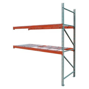 42” x 120” x 96” Pallet Rack Adder - 4 Wire Decks