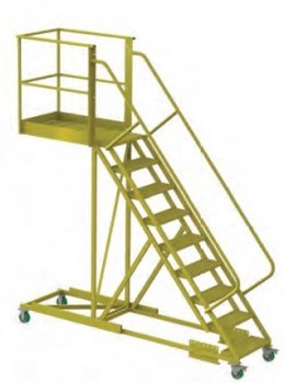 5 Step 20” Supported Serrated Cantilever Ladder