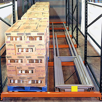 High density pallet rack
